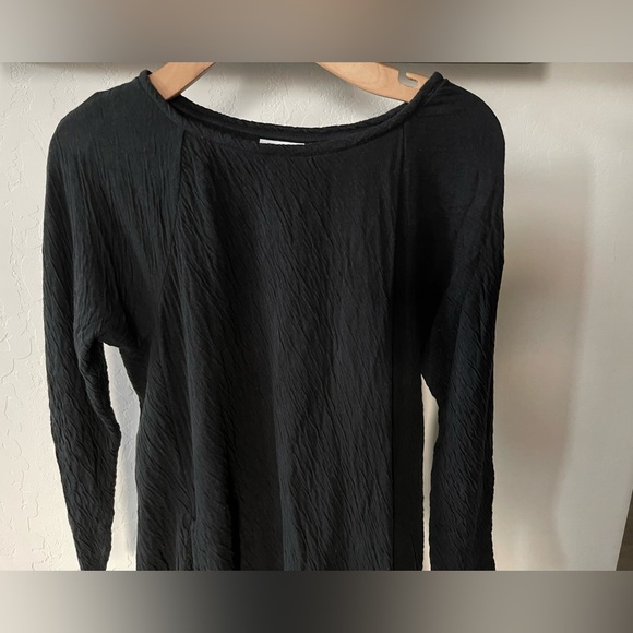 Pure Jill by J Jill black long sleeve textured dress with pocket details, XS••• - Picture 5 of 13